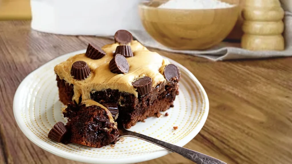 Reese Peanut Butter Earthquake Cake Recipe