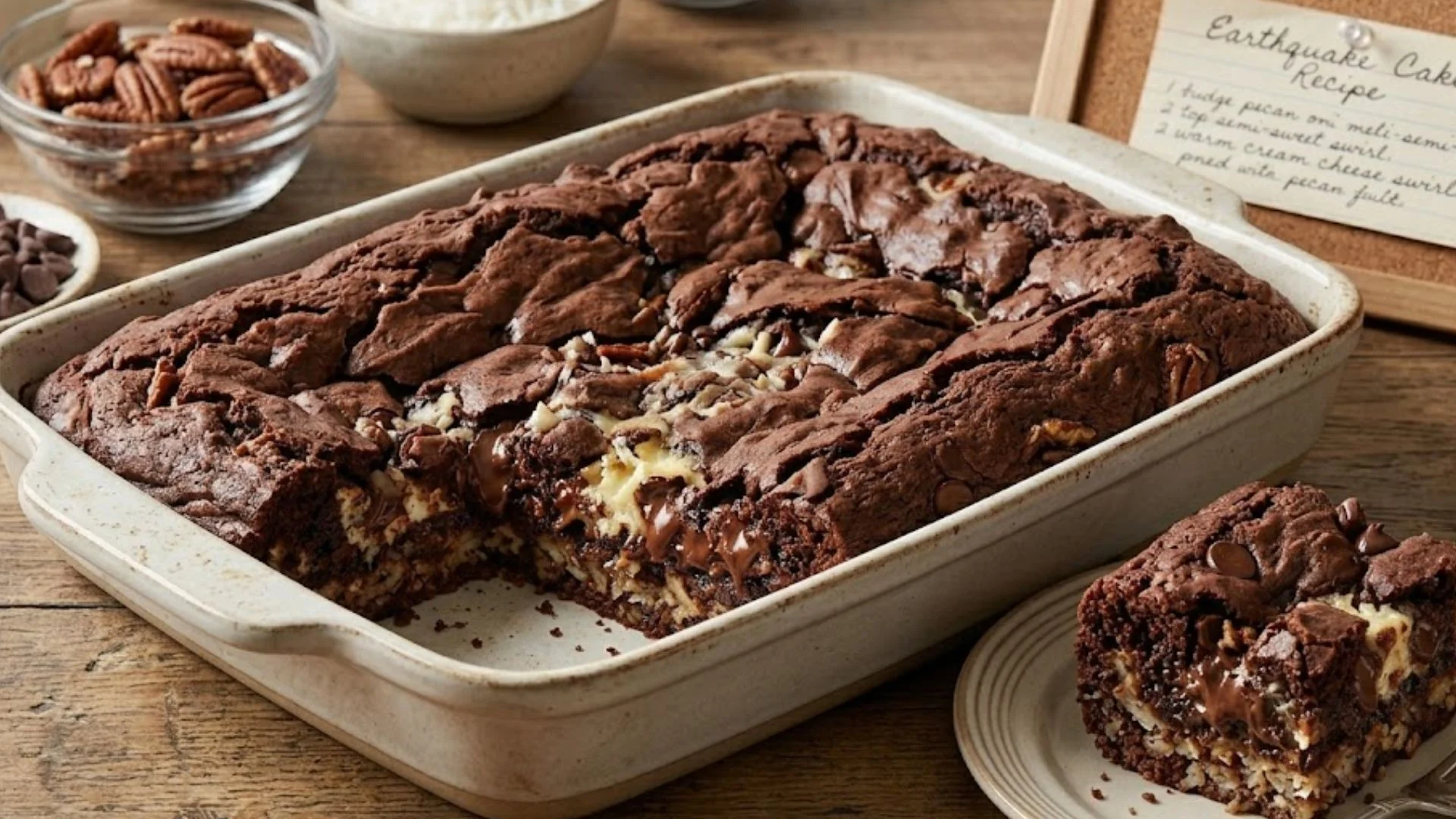 Fudge Earthquake Cake Recipe